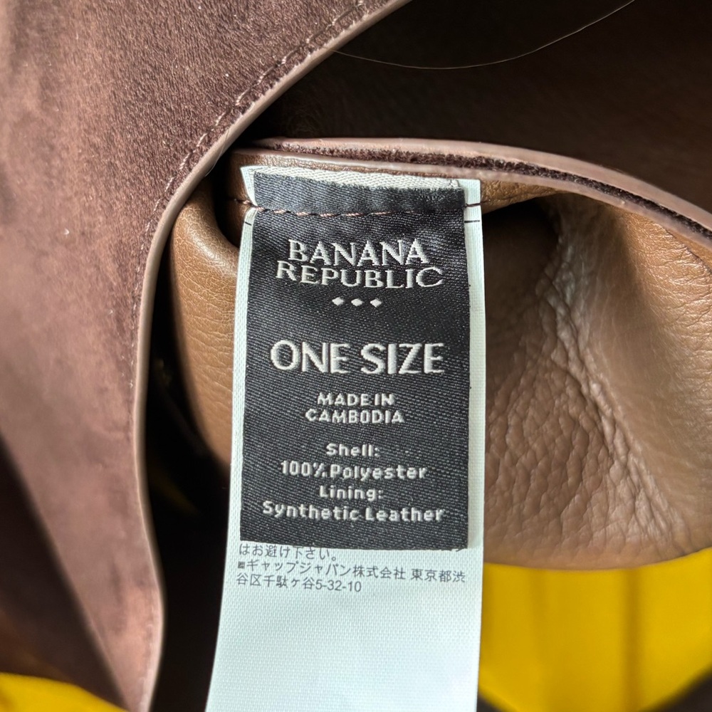 Banana Republic Dark Brown Suede Shoulder Bag - Picture 8 of 8